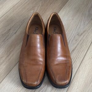 Flag Ltd Nappa Glove Men's Tan Leather Slip-On Loafers